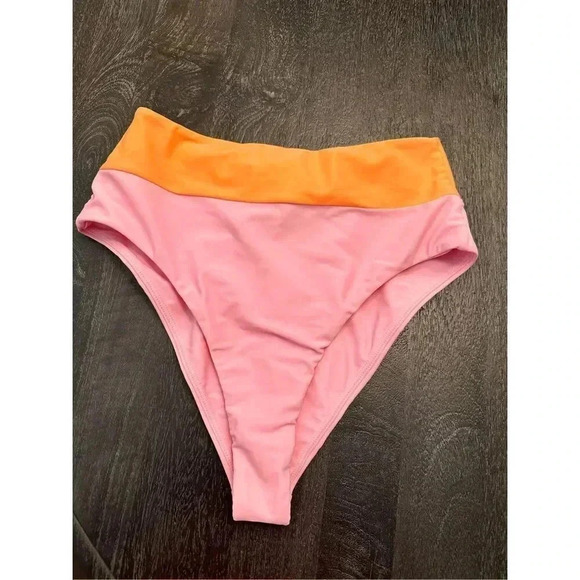 Revolve Lovers and Friends Daytona High Waist Swim Bikini Bottom Sz S - Picture 3 of 5